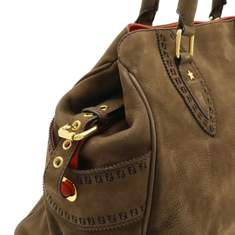 Fendi Etnico Zucca Nubuck Tote Bag - Picture 7 of 8
